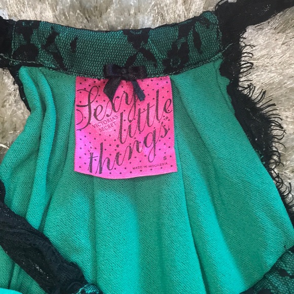 🔥Green Lacy Tie Top🔥 Victoria Secret - Picture 3 of 6